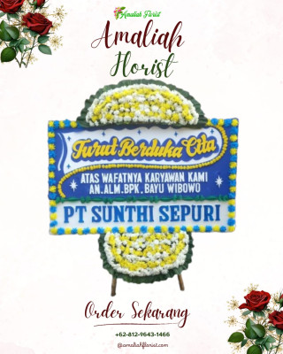 Papan Bunga Duka di Beringin